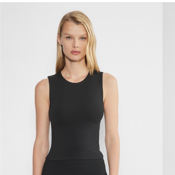Aritzia Sleek Black Tank Top - Picture 1 of 4